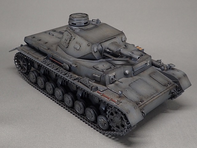 完成品 タミヤ Ⅳ号戦車D型 1/35 汚し塗装 第二次世界大戦 ドイツ軍